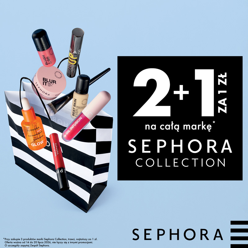 Twoja ulubiona oferta 2+1 na całą markę* Sephora Collection oficjalnie powraca!
