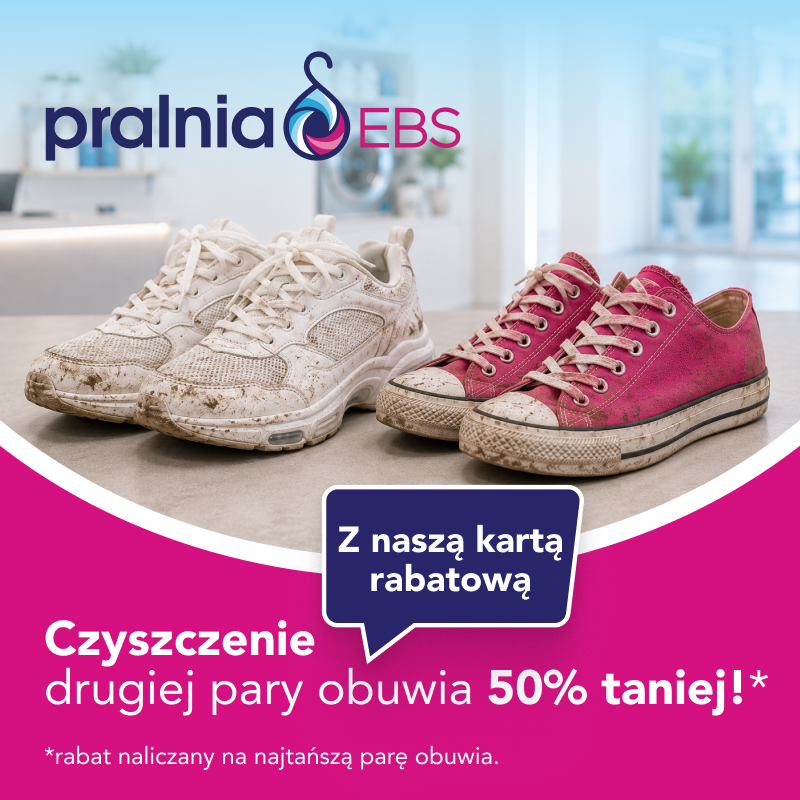 Druga para obuwia 50% taniej!